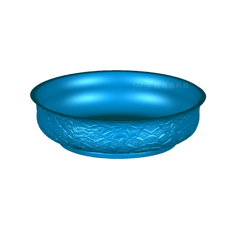 陶瓷盆3D掃描用于數字化雕刻解決方案