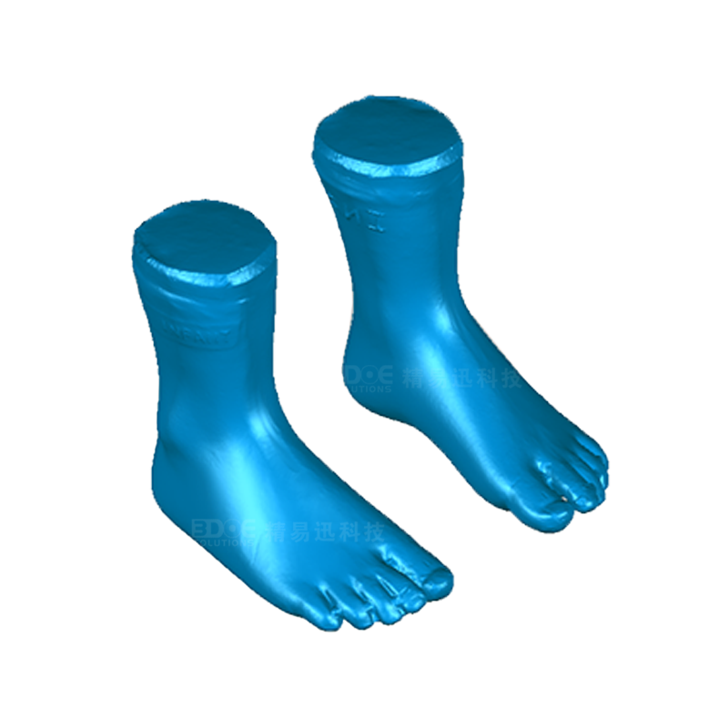 童鞋硅膠腳模型小批量定制-3D掃描